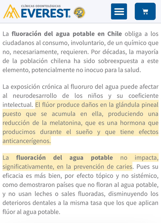 Fluorización del agua: Desmontando la Desinformación, Punto por Punto