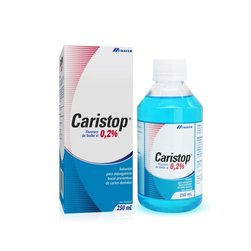 Enjuague Fluor al 0.2% Caristop 250ml