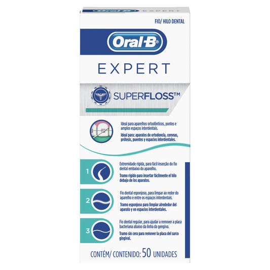 Superfloss - Oral-B Expert 50 unidades