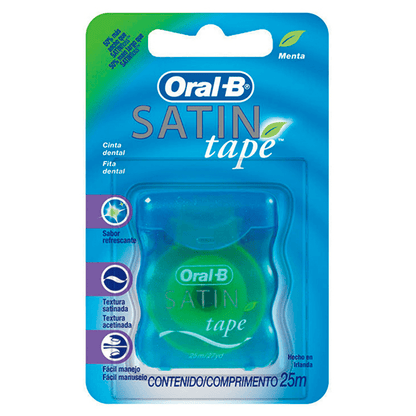 Cinta Dental Oral B Satin Tape 25m